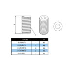 Imbus vijak/uvrtni/ LE-JDS-M4*6