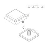 Završni čep za aluminijumski profil 45×45  /  XLE-DG-4545