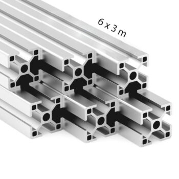 Aluminijumski profil CLAK 30x30x3000  (mm) / SET
