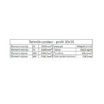 Aluminijumski profil CLAK 30x30x3000  (mm) / SET
