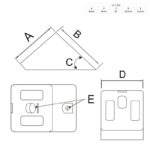 Ugaona spojnica za aluminijumske profile 40×40 / XLE-JJ-40R